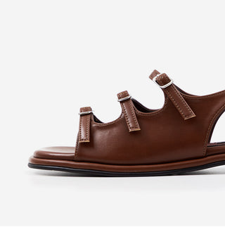 Leti 1cm Strap Flat Sandals