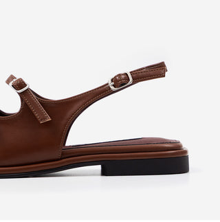 Leti 1cm Strap Flat Sandals