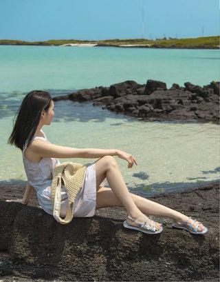 Leti 1cm Strap Flat Sandals
