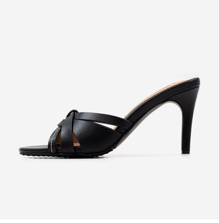 Veroni Cowhide Slipper Mules 8cm