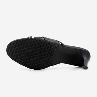 Veroni Cowhide Slipper Mules 8cm