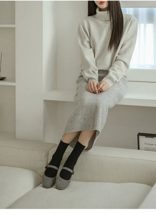Manos Fur-lined Mary Jane Flats 3cm