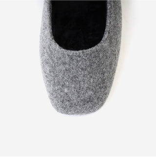 Manos Fur-lined Mary Jane Flats 3cm