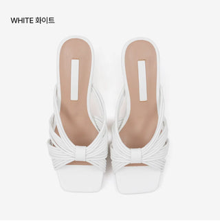 Printz Cowhide Strap Slipper Mules 6cm