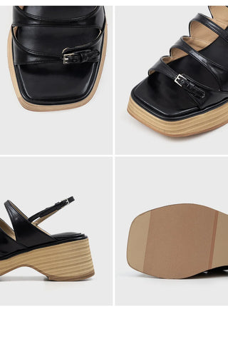Broto Strap Platform Sandals 6cm