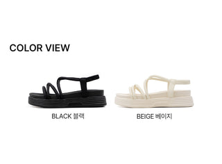 SUMMER Blackjack Platform Strap Sandals 5cm