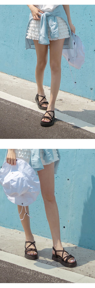 SUMMER Blackjack Platform Strap Sandals 5cm