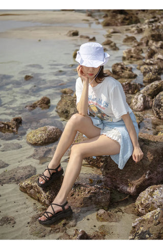 SUMMER Blackjack Platform Strap Sandals 5cm
