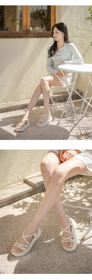SUMMER Blackjack Platform Strap Sandals 5cm