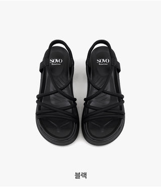 SUMMER Blackjack Platform Strap Sandals 5cm