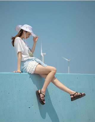 SUMMER Blackjack Platform Strap Sandals 5cm
