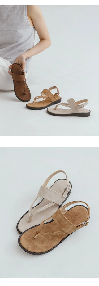 Paula's Flip-flop Strap Flat Sandals 2cm