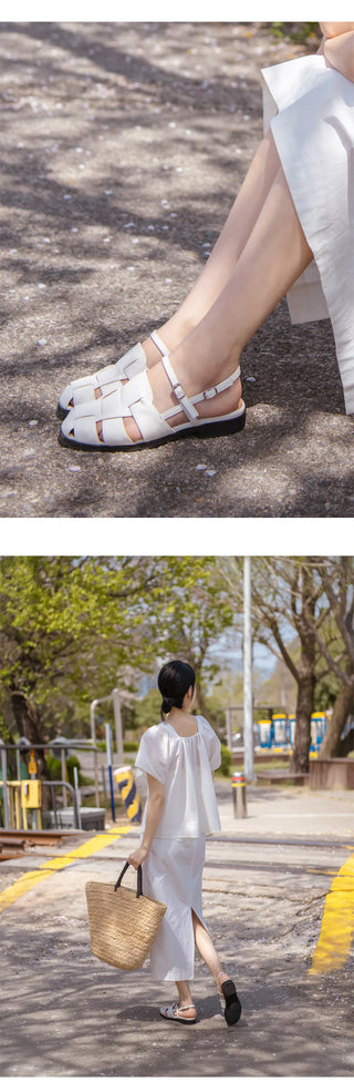 Troy Flat Sandals 2cm