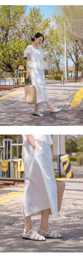 Troy Flat Sandals 2cm