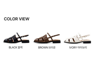 Troy Flat Sandals 2cm