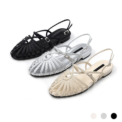 Take Fisherman Strap Flat Sandals 1cm
