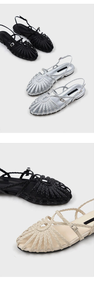 Take Fisherman Strap Flat Sandals 1cm