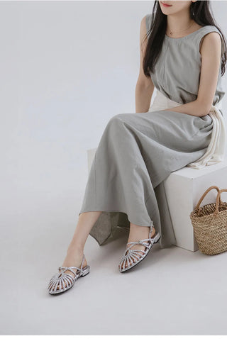 Take Fisherman Strap Flat Sandals 1cm