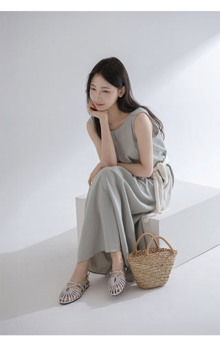 Take Fisherman Strap Flat Sandals 1cm