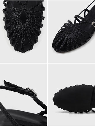 Take Fisherman Strap Flat Sandals 1cm