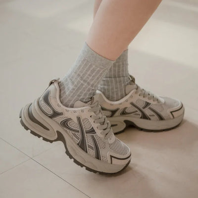 Height-Increasing Minos Daily Lace-up Sneakers 6cm