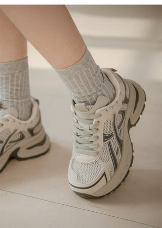 Height-Increasing Minos Daily Lace-up Sneakers 6cm