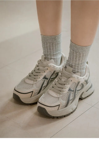 Height-Increasing Minos Daily Lace-up Sneakers 6cm
