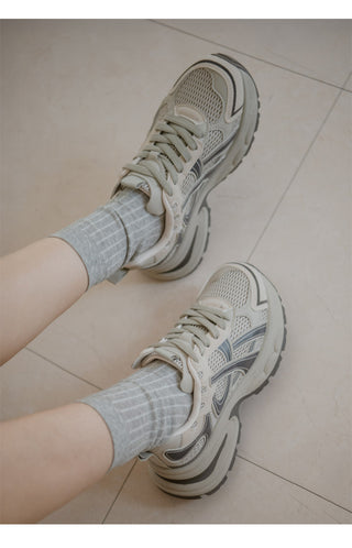 Height-Increasing Minos Daily Lace-up Sneakers 6cm