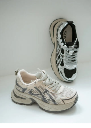 Height-Increasing Minos Daily Lace-up Sneakers 6cm