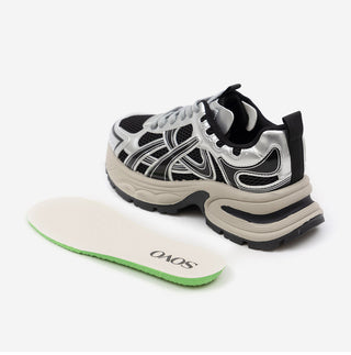 Height-Increasing Minos Daily Lace-up Sneakers 6cm
