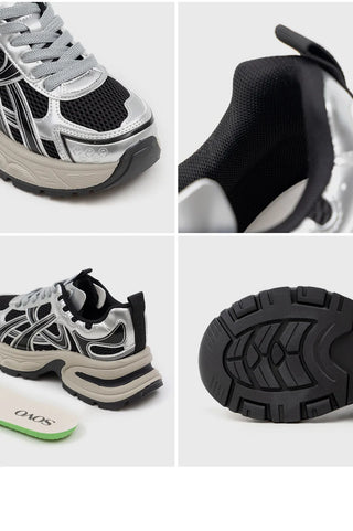 Height-Increasing Minos Daily Lace-up Sneakers 6cm