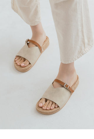 Luken Strap Slipper Sandals 3cm