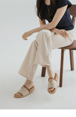 Luken Strap Slipper Sandals 3cm