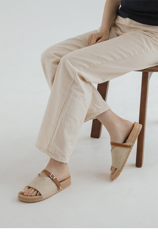 Luken Strap Slipper Sandals 3cm