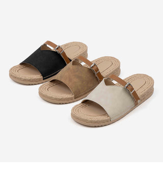 Luken Strap Slipper Sandals 3cm