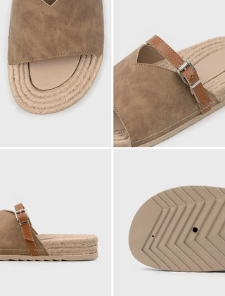 Luken Strap Slipper Sandals 3cm