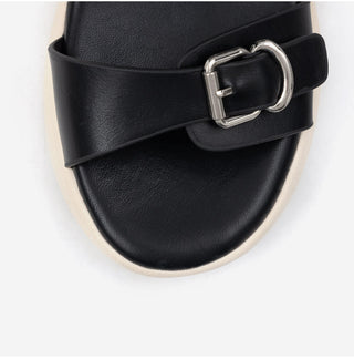 Marine Double Strap Wedge Sandals 4cm