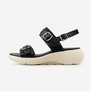 Marine Double Strap Wedge Sandals 4cm