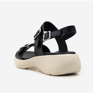 Marine Double Strap Wedge Sandals 4cm