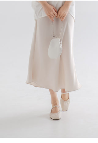 Mars Shirred Strap Flat Slingback 2cm
