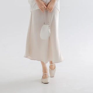 Mars Shirred Strap Flat Slingback 2cm