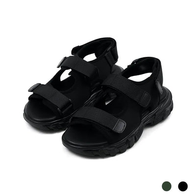 Flue Velcro Strap Platform Sandals 4cm