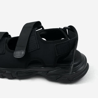 Flue Velcro Strap Platform Sandals 4cm