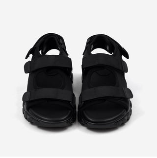 Flue Velcro Strap Platform Sandals 4cm
