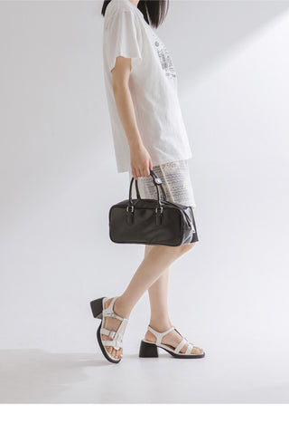 Reviz T-Strap Platform Sandals 6cm