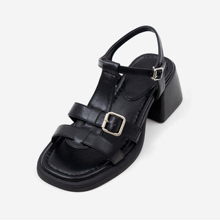 Reviz T-Strap Platform Sandals 6cm