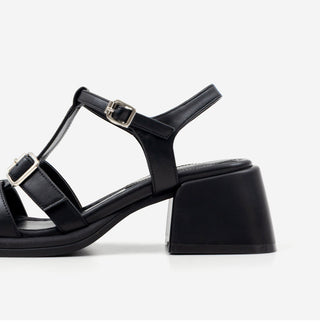 Reviz T-Strap Platform Sandals 6cm