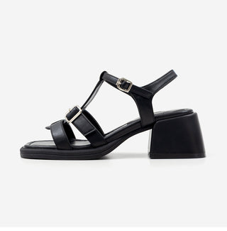 Reviz T-Strap Platform Sandals 6cm