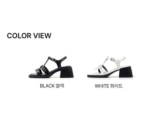 Reviz T-Strap Platform Sandals 6cm