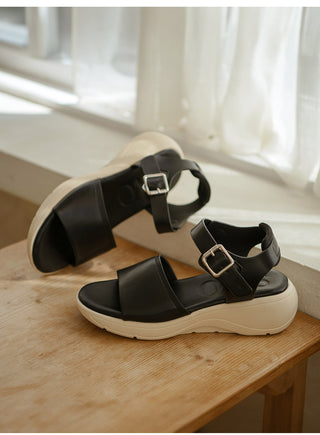 Clovelly Platform Strap Sandals 4cm